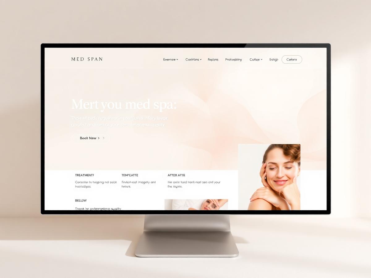 Example Med Spa website built on the Horizon framework