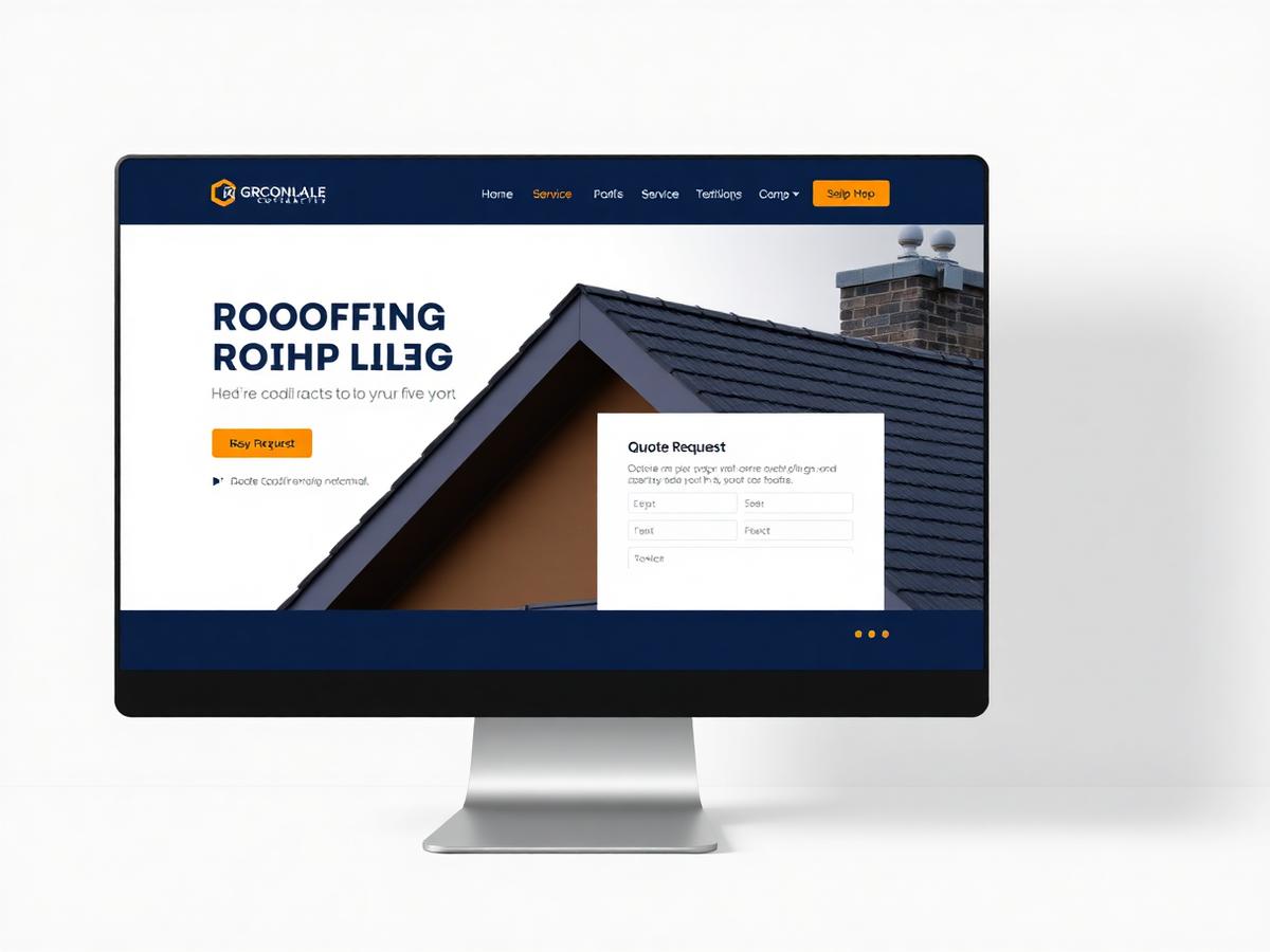 Example Roofing website built on the Horizon framework
