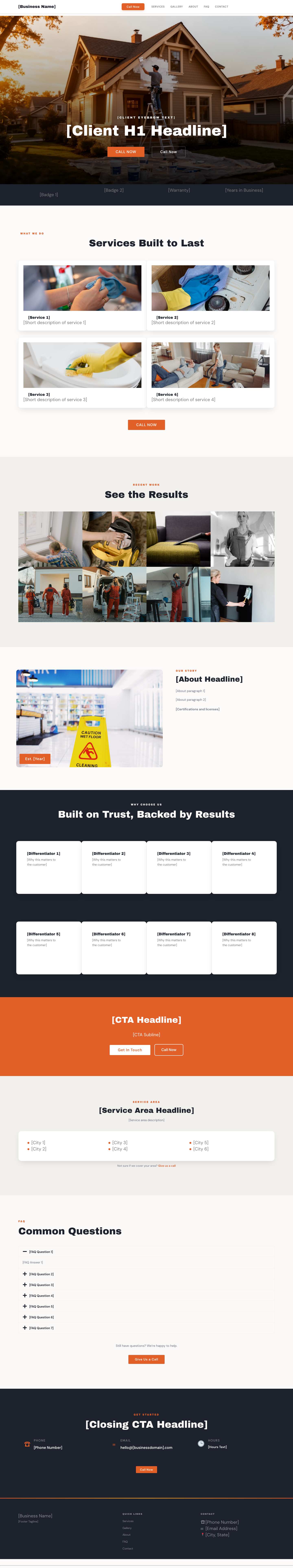 The whole framework on a desktop, as it ships, with sample text.